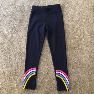 Old Navy Fleece Lined Rainbow Leggings Sz 10–12 L